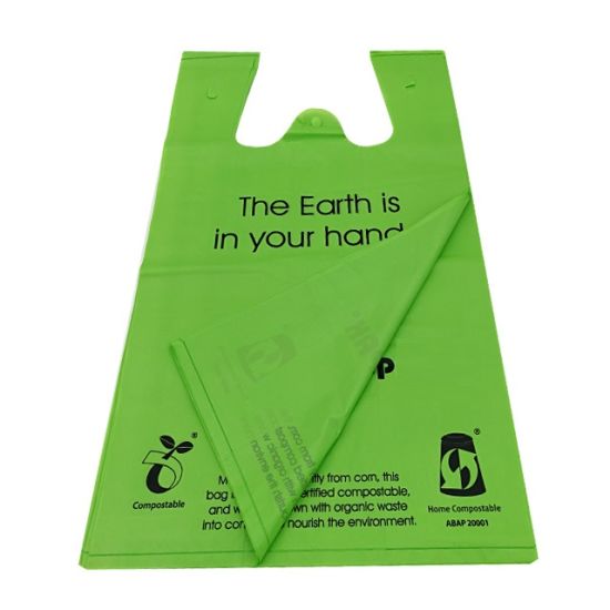 Bolsas de camiseta Biodegradable PLA
