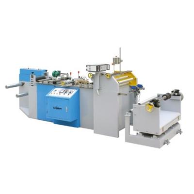 Máquina de inspección y rebobinado de manga encogible